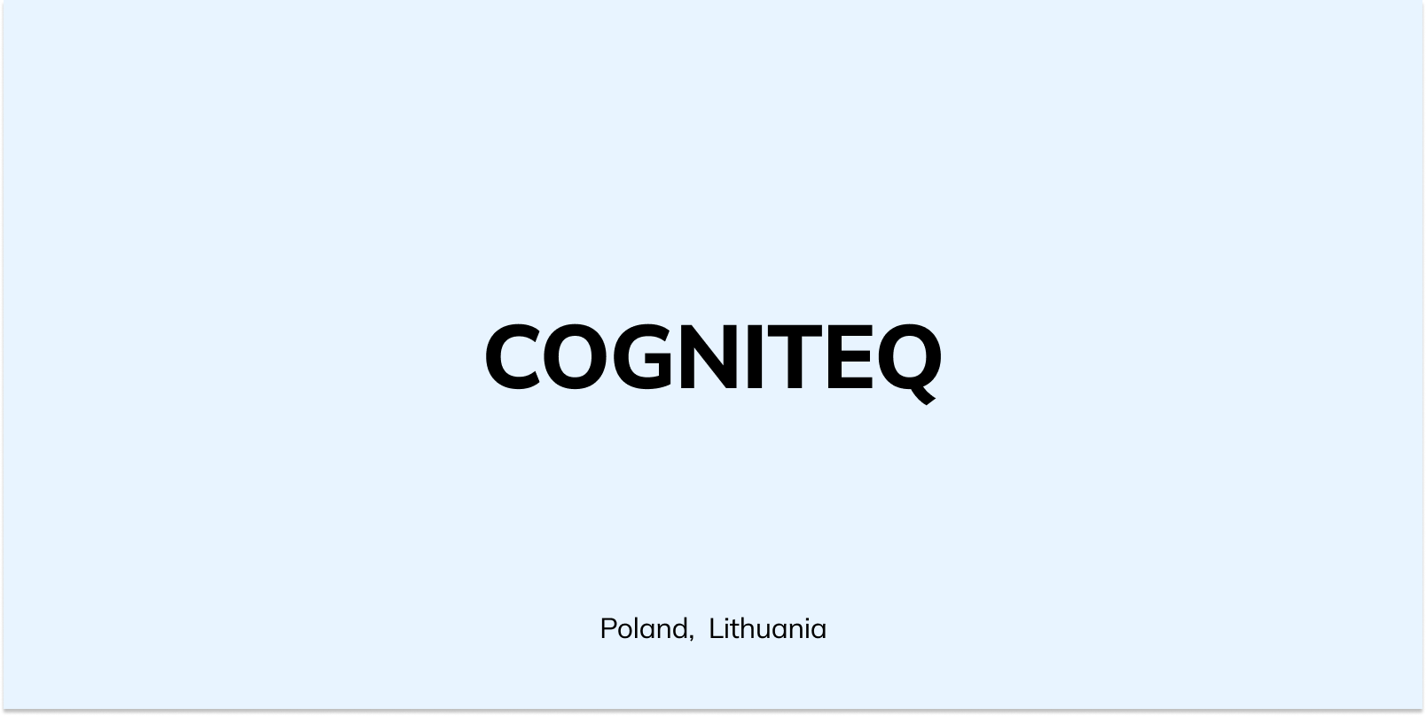 IoT development company Cogniteq