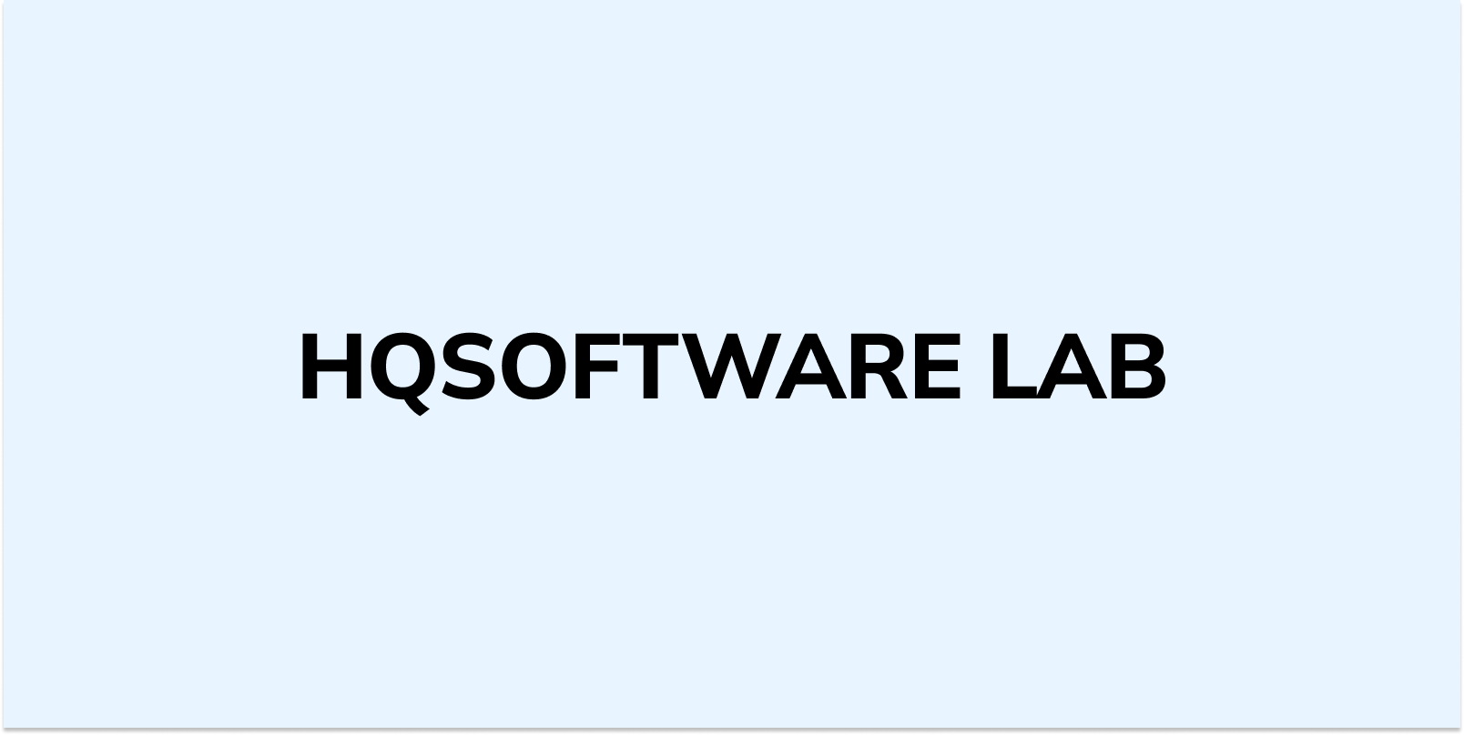 HQSoftware Lab 