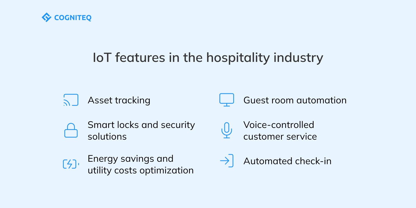 iot hotel features