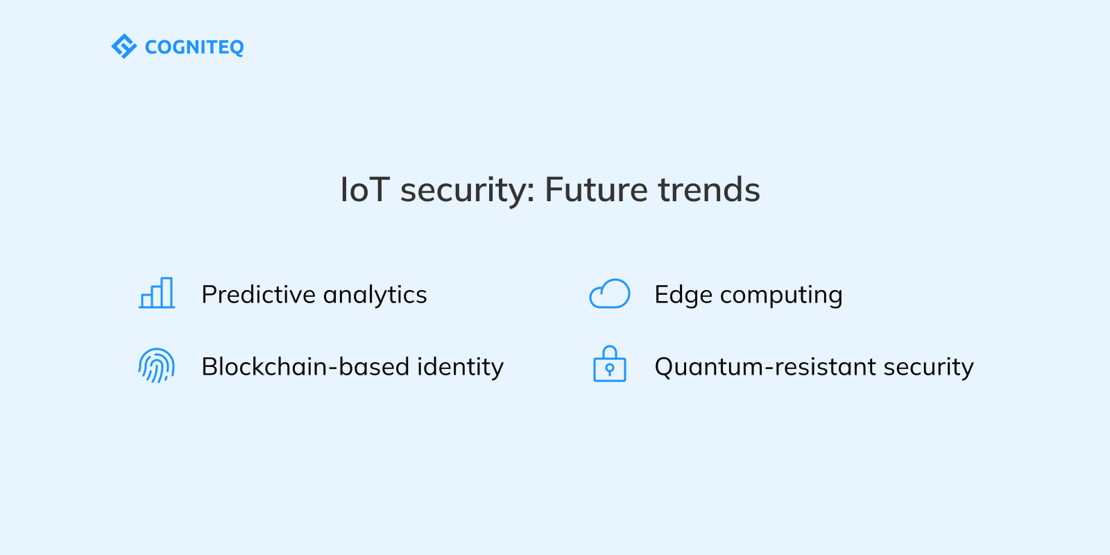 IoT security: Future trends 