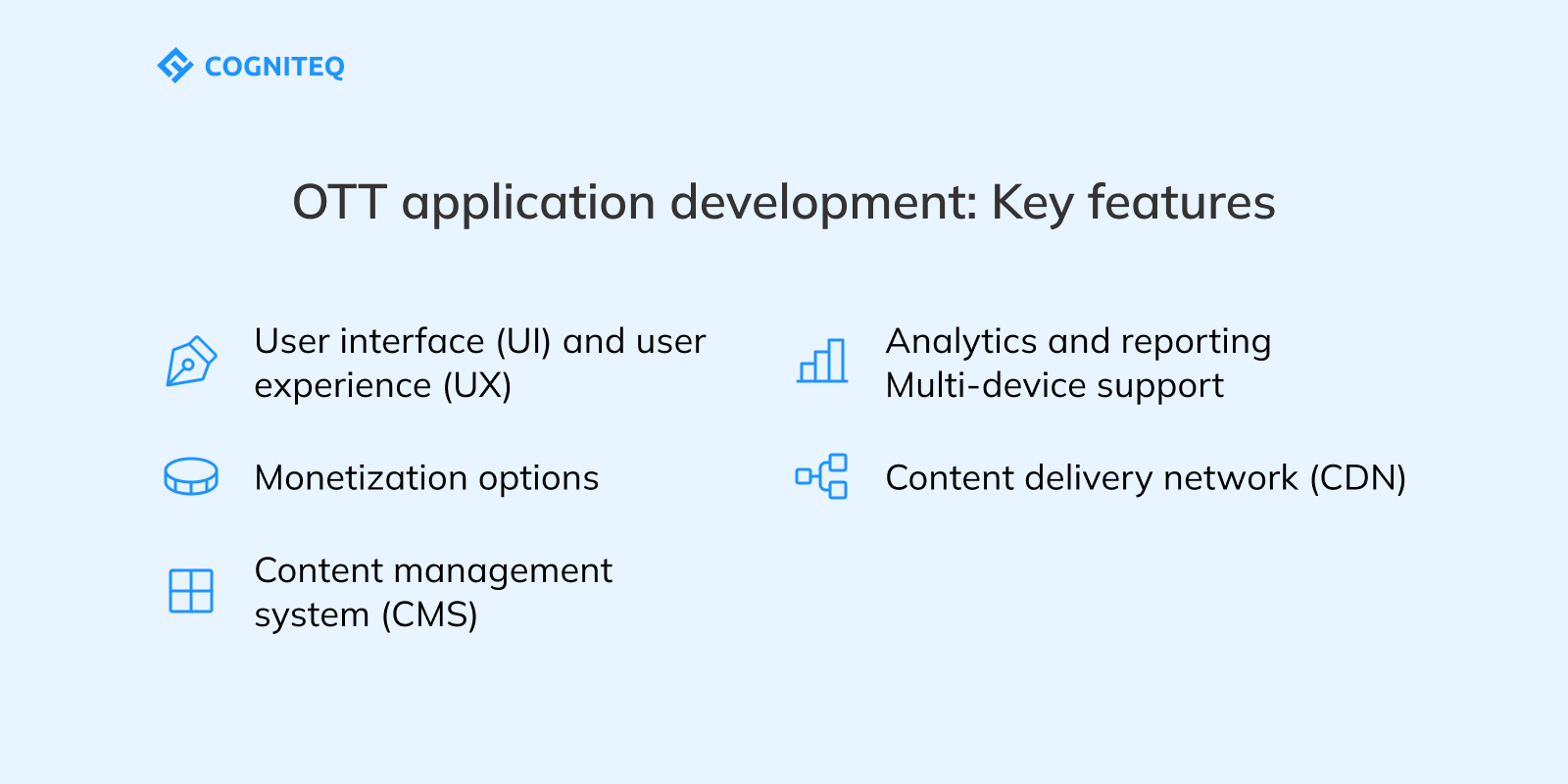 OTT application development: Key features