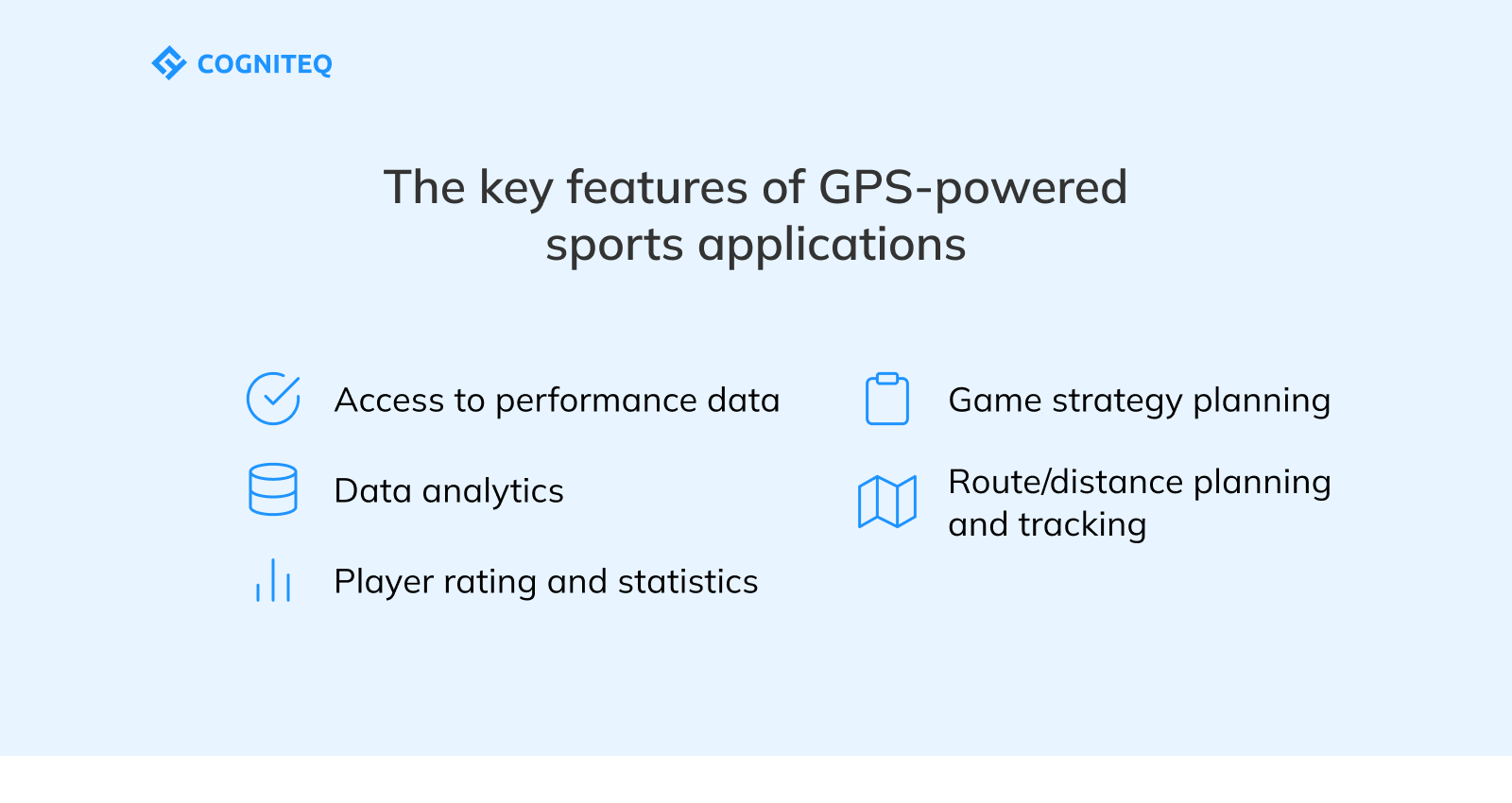 The key features of GPS-powered sports applications